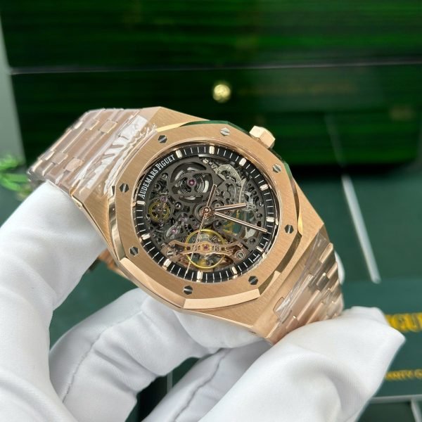 Dong-Ho-Audemars-Piguet-Replica-11-Royal-Oak-15407-Ma-Vang-Hong-Nha-May-THB-41mm-2-600x600
